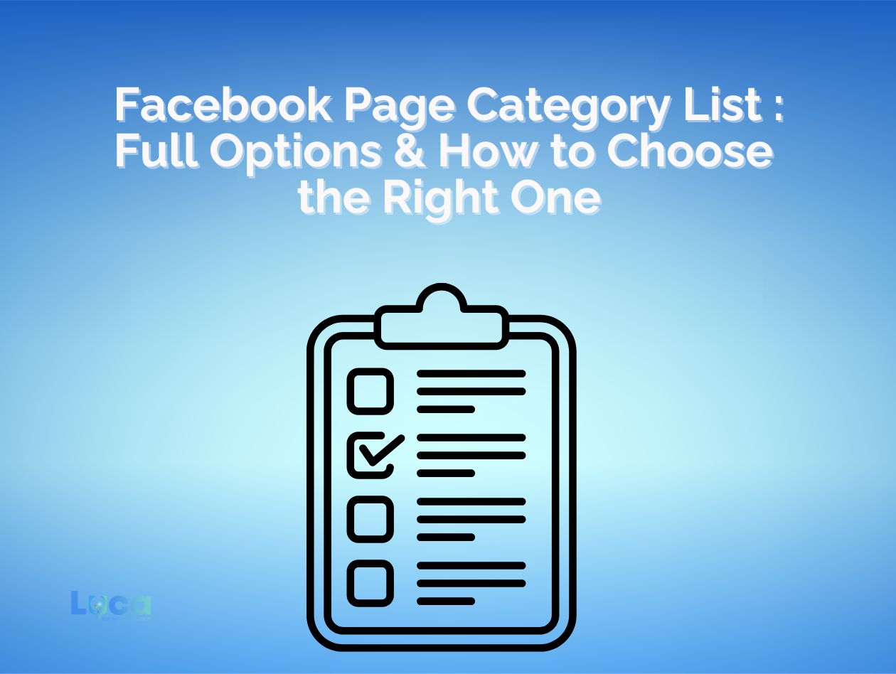 Facebook Page Category List (2026): Full Options & How to Choose the ...